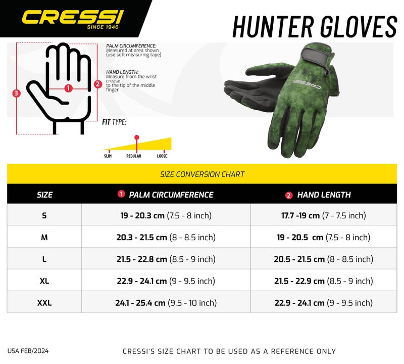 Cressi Tropical 2mm Gloves, Blue Hunter, M - Image 4