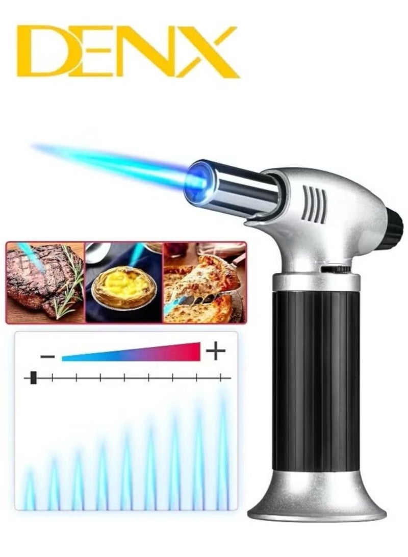 Denx Charcoal Starter Torch Lighter Black/Silver - Image 5