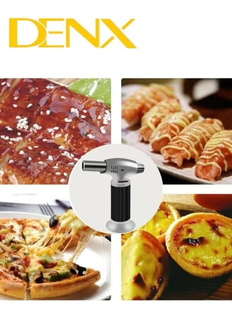 Denx Charcoal Starter Torch Lighter Black/Silver - Image 2