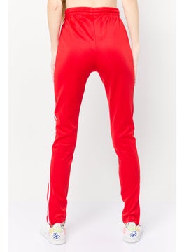 adidas Originals Women Sportswear Fit Outdoor Track Pants, Red  - Image 2