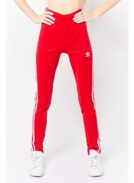adidas Originals Women Sportswear Fit Outdoor Track Pants, Red  - Image 1