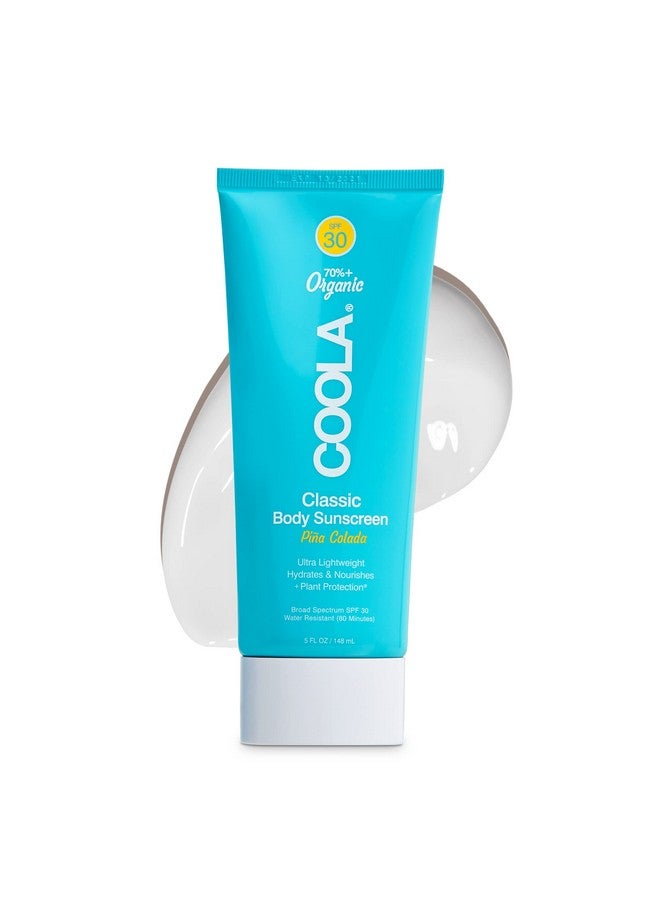 COOLA Organic Sunscreen Spf 30 Sunblock Body Lotion, Dermatologist Tested Skin Care For Daily Protection, Vegan And Gluten Free, Pina Colada, 5 Fl Oz - Image 1