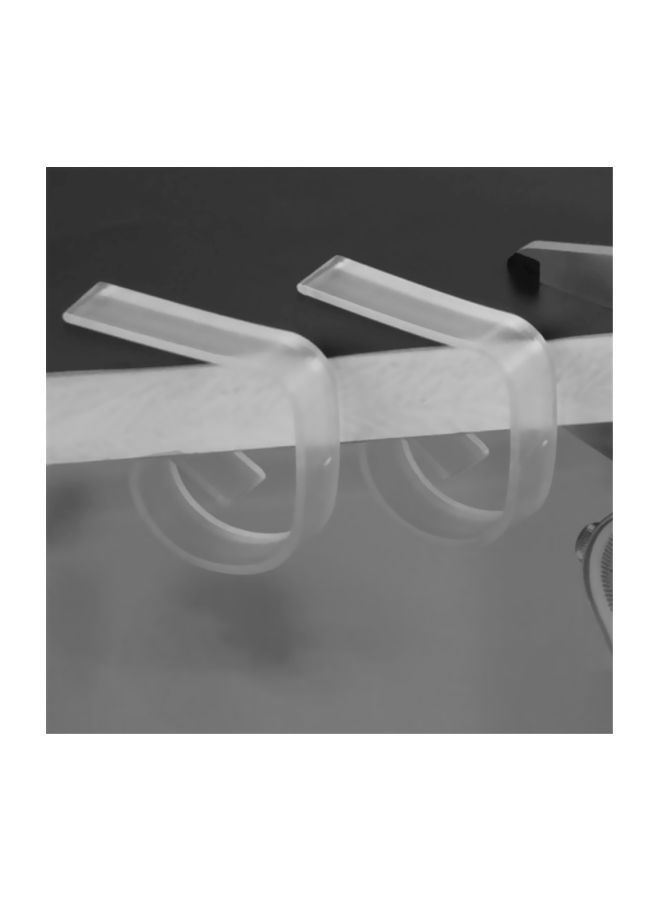 نيبمينينت طقم مشابك مفرش طاولة من البلاستيك مكون 50 قطعة شفاف 46x35x12Ø³Ù†ØªÙŠÙ…ØªØ± - Image 4