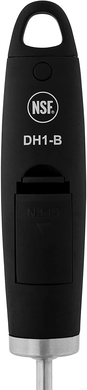 Escali مقياس حرارة اللحم الرقمي إسكالي DH1 مع مسبار طويل إضافي، معتمد من NSF، أسود - Image 4