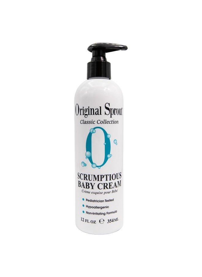Original Sprout Scrumptious Baby Cream With Zinc For Babies Sensitive Skin 12 Oz. Bottle  - Image 1