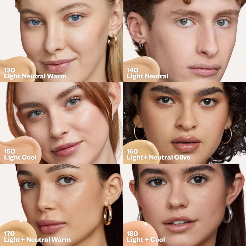 Kosas Revealer Liquid Foundation SPF 25 â€“ Medium Buildable Coverage, Hydrating Natural Glow Finish, Light Neutral 140 - Image 5