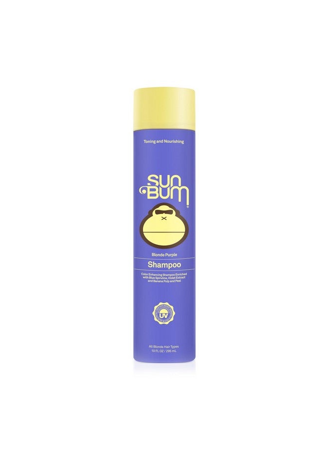 Sun Bum Blonde Shampoo I Uv Protecting And Cruelty Free Color Enhancing And Toning Hair Wash For Blondes I 10 Oz - Image 1