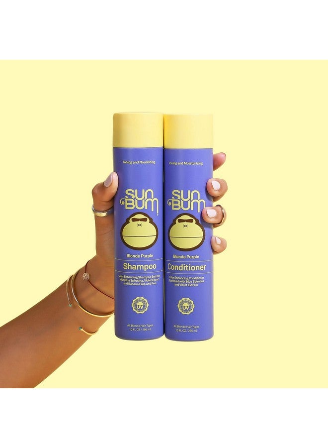 Sun Bum Blonde Shampoo I Uv Protecting And Cruelty Free Color Enhancing And Toning Hair Wash For Blondes I 10 Oz - Image 4