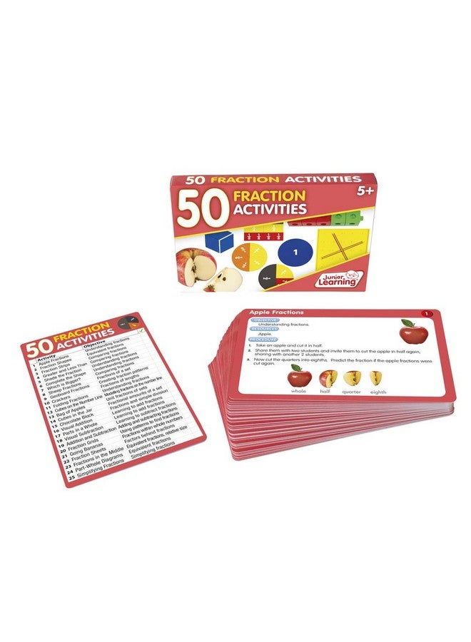 Junior Learning JL331 50 Fraction Activities, Multi - Image 3