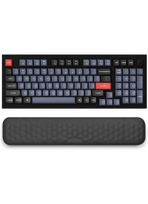 Mouse Pad Wrist Support Ergonomic Keyboard Pad With Wrist Rest With Relieve Carpal Tunnel Pain Massage Bulge And Full Memory Gel Design Computer Pad For Laptop Office Work Pc Gaming Medium