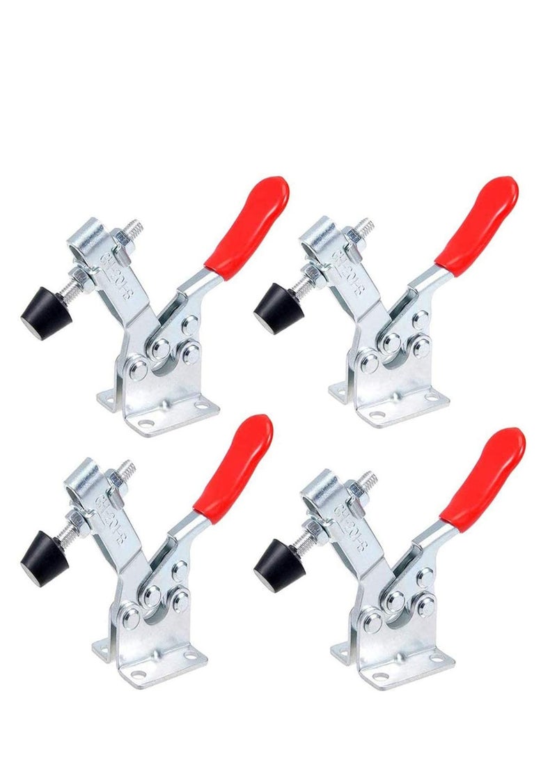 4Pcs Toggle Clamps Holding Capacity Stroke Push Pull Action Hand Tool Light Duty Toggle Clamp Tool - Image 1