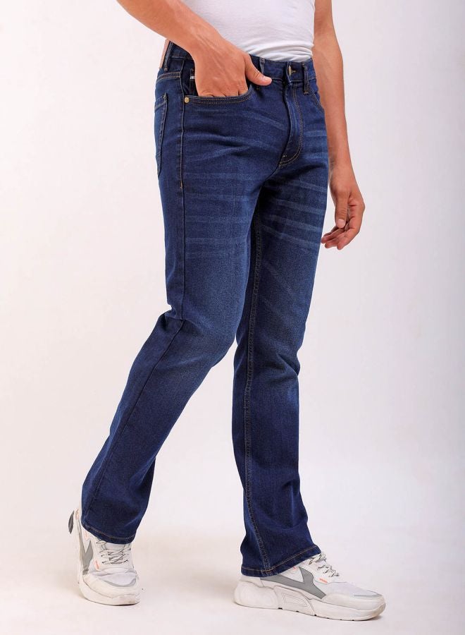 The Indian Garage Co Men Bootcut Solid Mid-Rise Stretchable Jeans  - Image 4