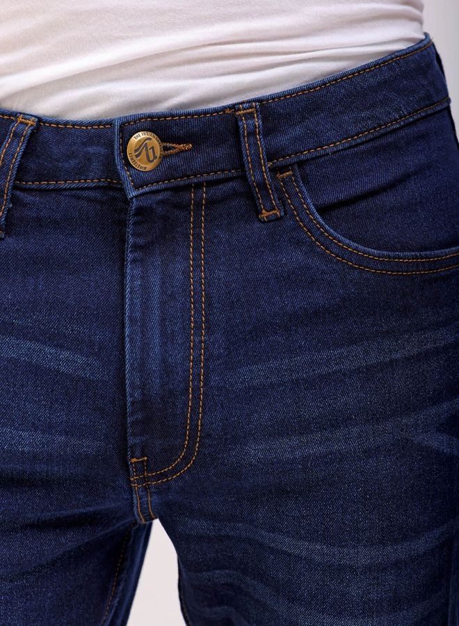 The Indian Garage Co Men Bootcut Solid Mid-Rise Stretchable Jeans  - Image 5