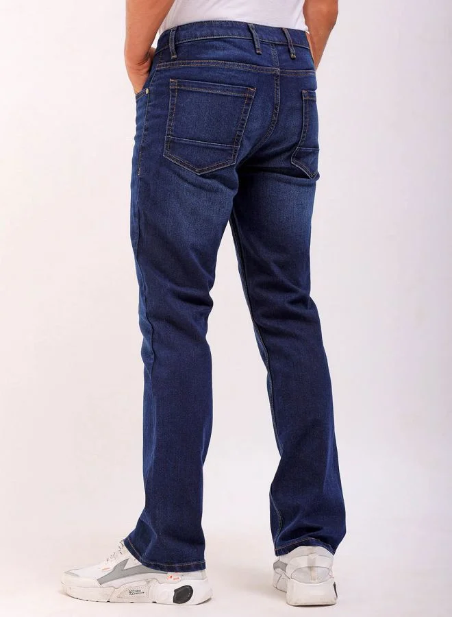 The Indian Garage Co Men Bootcut Solid Mid-Rise Stretchable Jeans