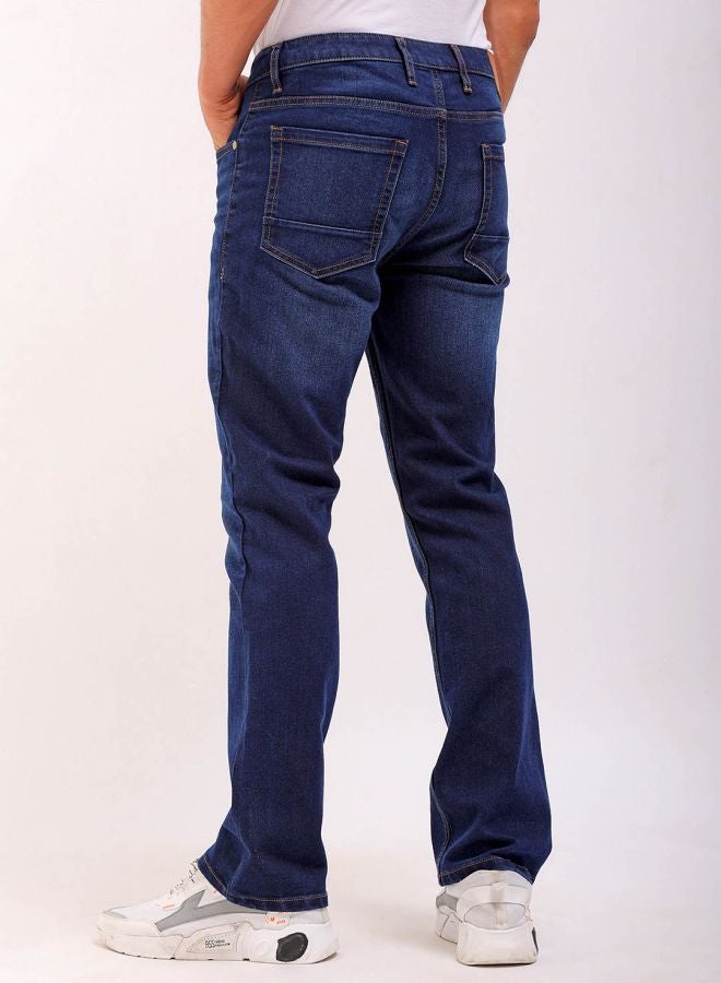 The Indian Garage Co Men Bootcut Solid Mid-Rise Stretchable Jeans  - Image 2