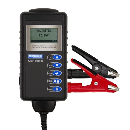 Midtronics مدترونيكس MDX 700 HD - محلل بطارية ونظام كهربائي ثقيل - اختبار حزمة للسيارات من 12V إلى 24V - حتى 2000 CCA - Image 1