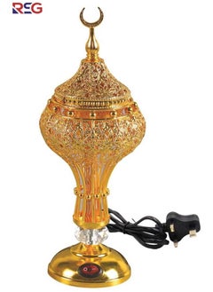 RSG RSG – Elegant Electric Oud Bakhoor Incense Burner Mabkhara Gold – WF-111  - Image 2