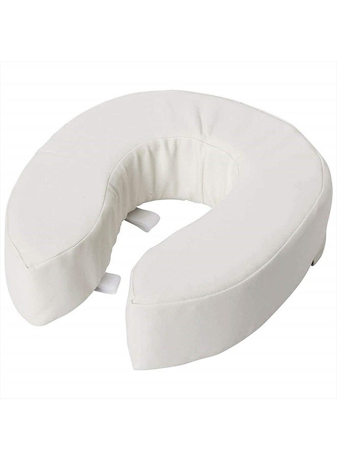 DMI Briggs Healthcare Vinyl Cushion Toilet Seat, 4" - Image 1