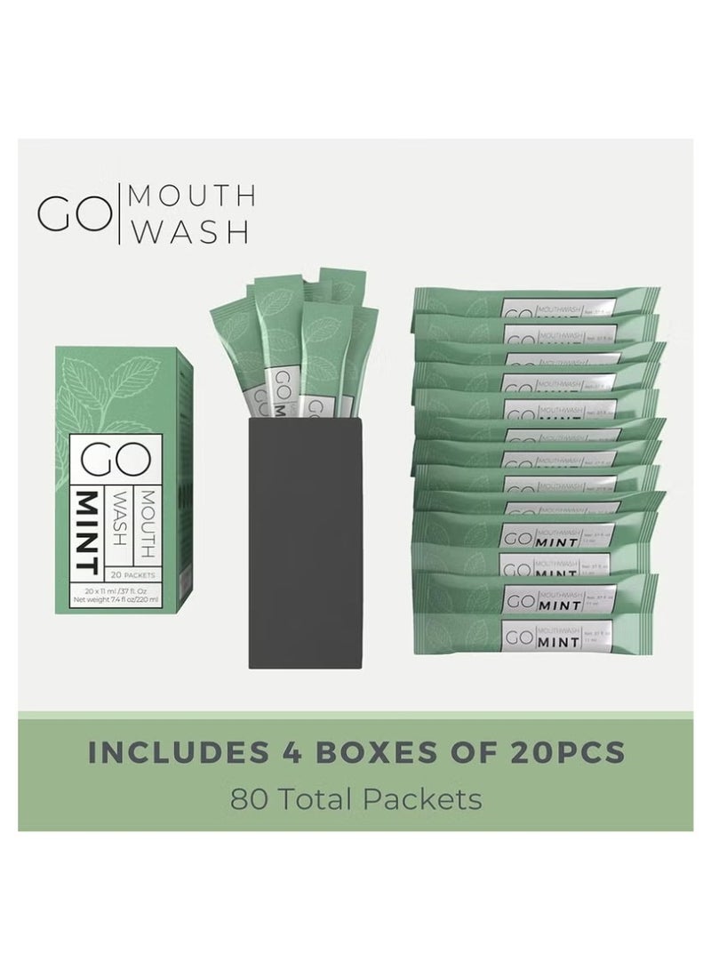 GO Mouthwash Smooth Mint 20 packets - Image 2