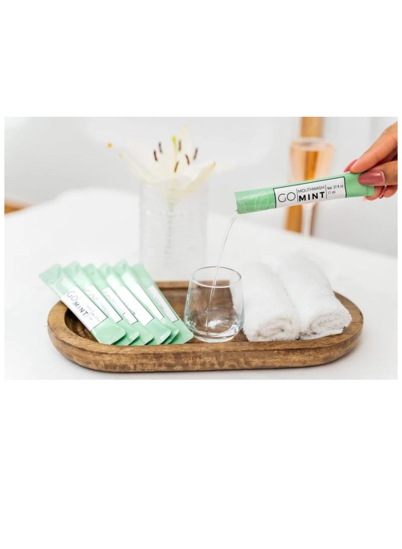 GO Mouthwash Smooth Mint 20 packets - Image 5