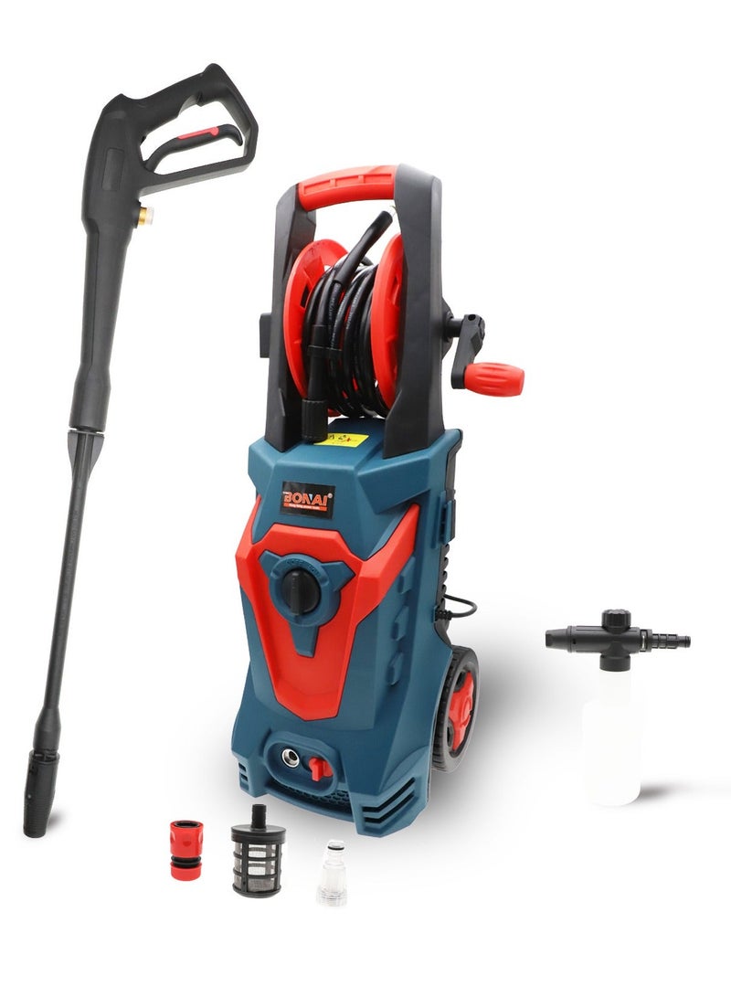 BONAI 3000W Adjustable 400 Bar Pressure Washer with 5.5L/min Flow for Car, Patio, Driveway and Outdoor Cleaning - Image 2