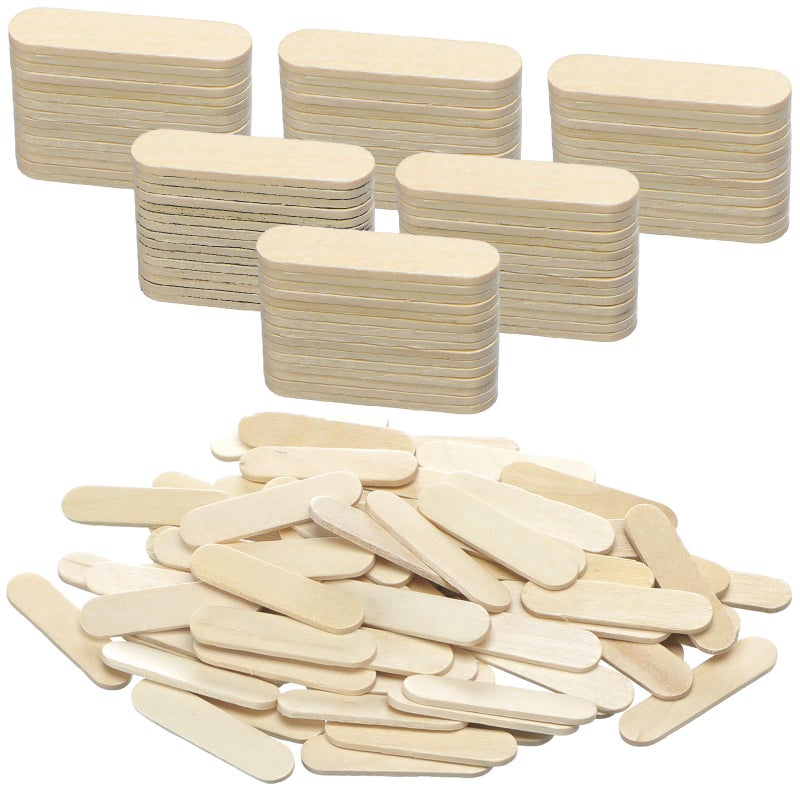 Tioncy 1000 Pcs Mini Sticks for Crafts 157 x 039 x 008 Inches Natural Ice Cream Wooden Small Sticks for Adults DIY Home Stirring Waxing Art Projects