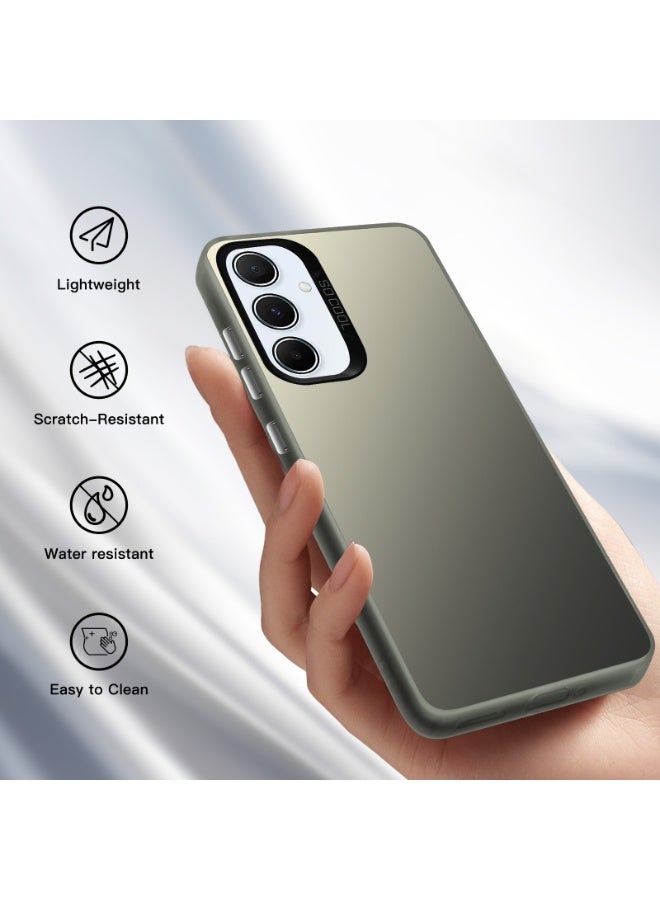 LiuShan Samsung Galaxy S24 FE 5G Case, Slim TPU Bumper Phone Cover,360°Full Body Shockproof Protective Phone Case for Samsung S24 FE 5G Gray - Image 2