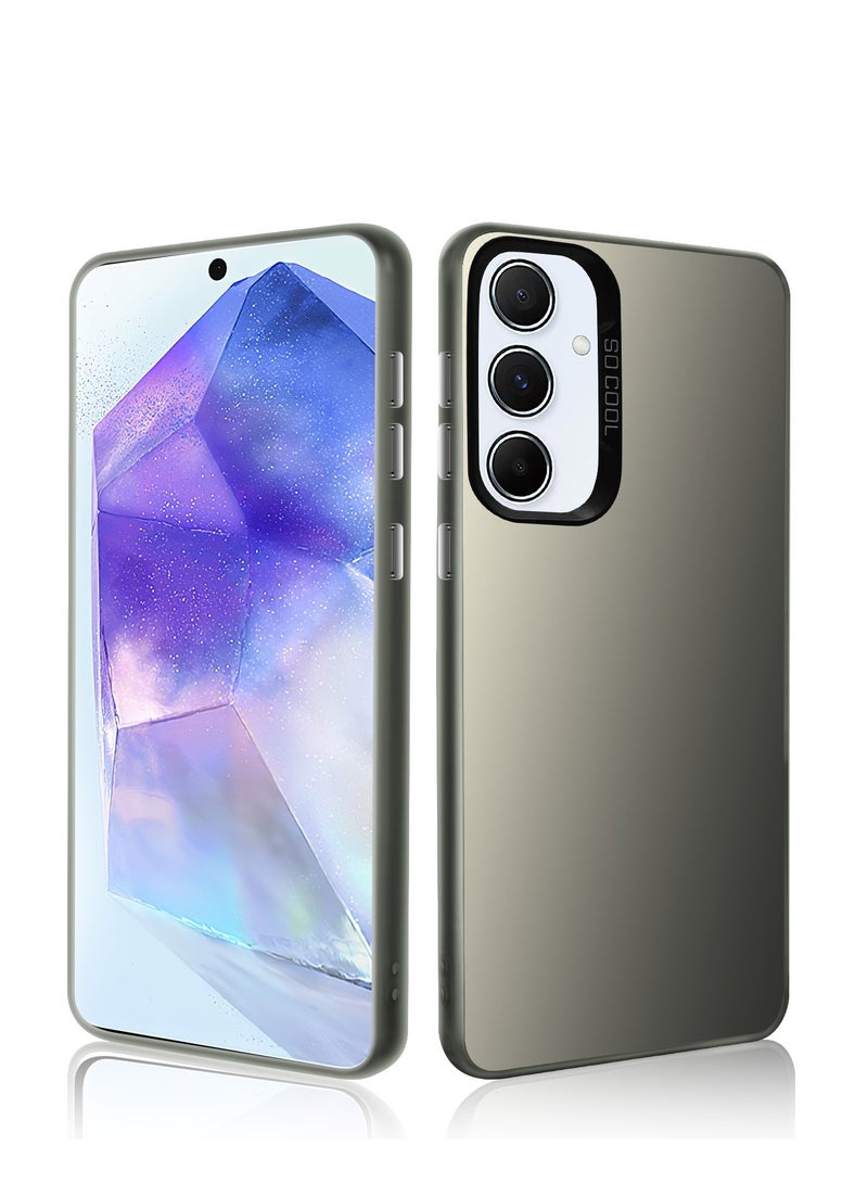 LiuShan Samsung Galaxy S24 FE 5G Case, Slim TPU Bumper Phone Cover,360°Full Body Shockproof Protective Phone Case for Samsung S24 FE 5G Gray - Image 1