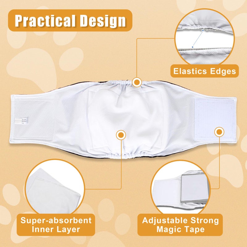 تيموي مجموعة حفاضات قابلة للف ولإعادة الاستخدام مكونة من 3 قطع - Image 2