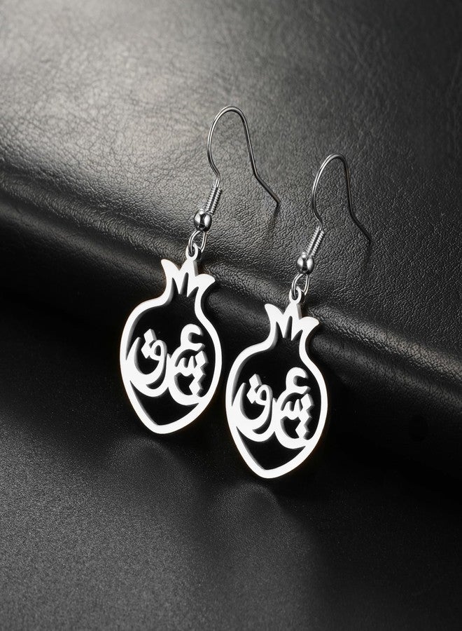 VASSAGO Pomegranate Earrings Arabic Love Earring Persian Eshgh Earring Yalda Night Earrings Jewelry Gifts for Women - Image 3