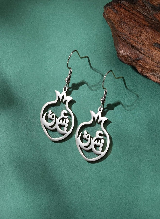 VASSAGO Pomegranate Earrings Arabic Love Earring Persian Eshgh Earring Yalda Night Earrings Jewelry Gifts for Women - Image 4