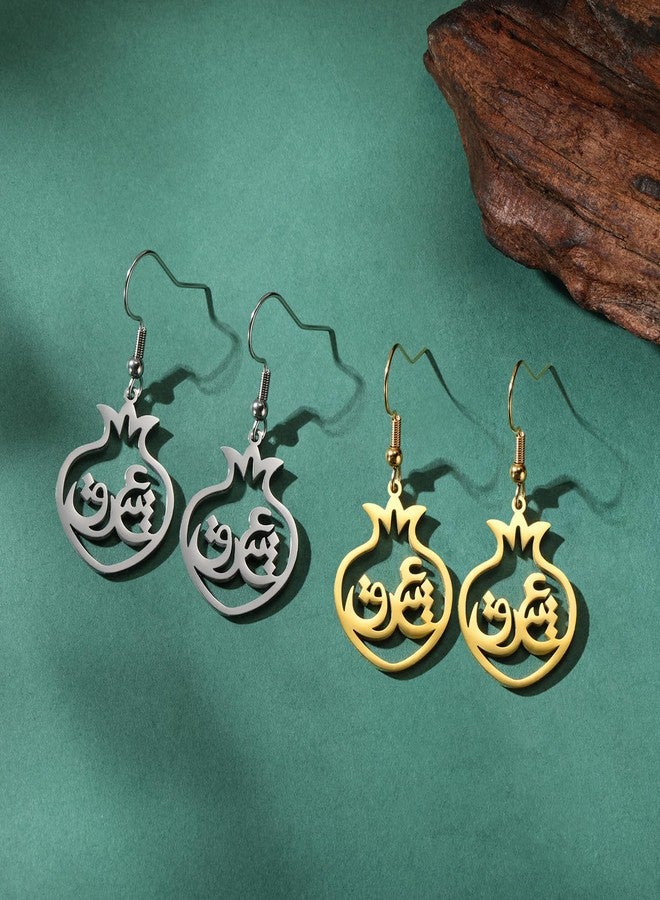 VASSAGO Pomegranate Earrings Arabic Love Earring Persian Eshgh Earring Yalda Night Earrings Jewelry Gifts for Women - Image 5