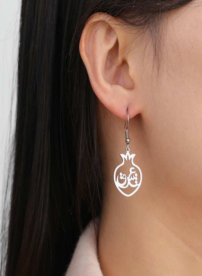 VASSAGO Pomegranate Earrings Arabic Love Earring Persian Eshgh Earring Yalda Night Earrings Jewelry Gifts for Women - Image 2