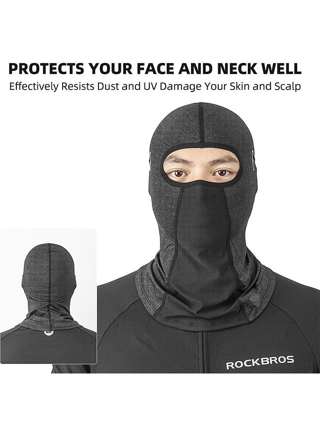 Generic Balaclava Ski Mask, Full Face UV Protection Windproof Face Mask (Dark Gray)  - Image 2