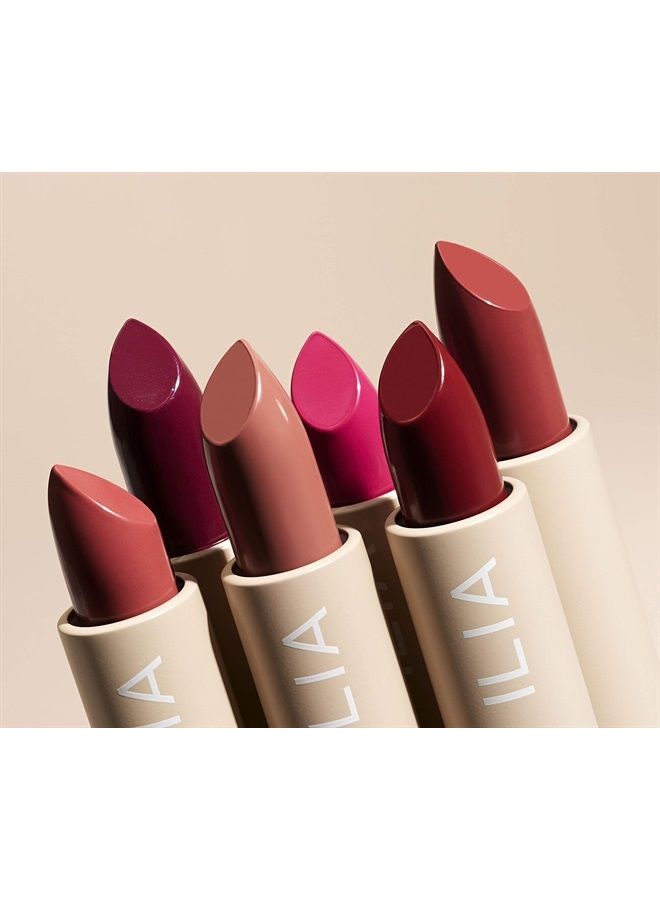 Color Block Lipstick | Non-Toxic, Vegan, Cruelty-Free, Clean Makeup (Cinnabar (Muted Brick With Warm Undertones))