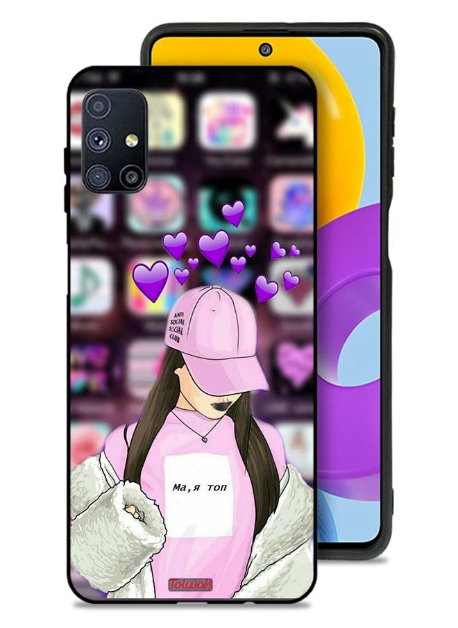 Tolwak - Samsung Galaxy M51 Protective Case Cover Anti Social Club - Image 1