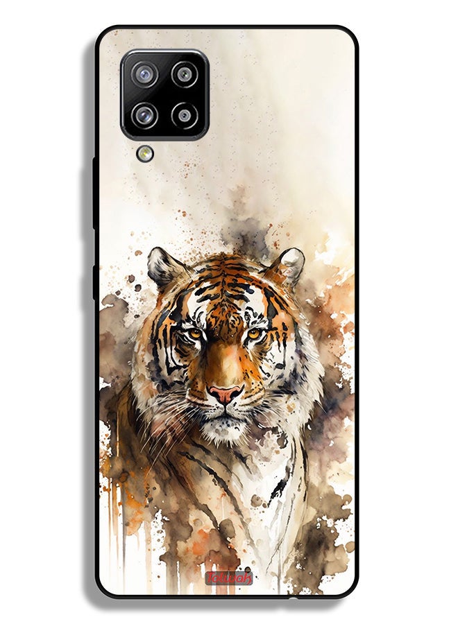 Tolwak Samsung Galaxy M42 5G Protective Case Cover Leopard Abstract Art - Image 1
