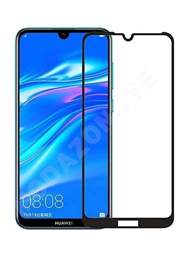 NIBEMINENT Huawei Y7 Prime 2019 Screen Protector Clear/Black - Image 1
