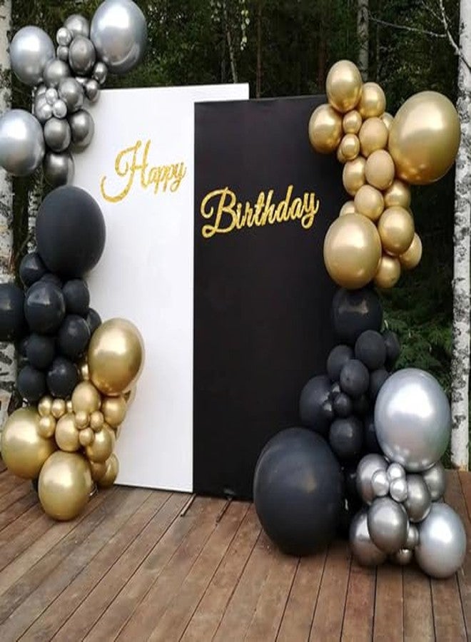 TONIFUL Happy Birthday Sign for Backdrop - Glitter Gold Felt Banner - Includes Dot Glue - Perfect for Wall Decr,Birthday Party Backdrop,Balloon Arch,Photo Background - Image 5