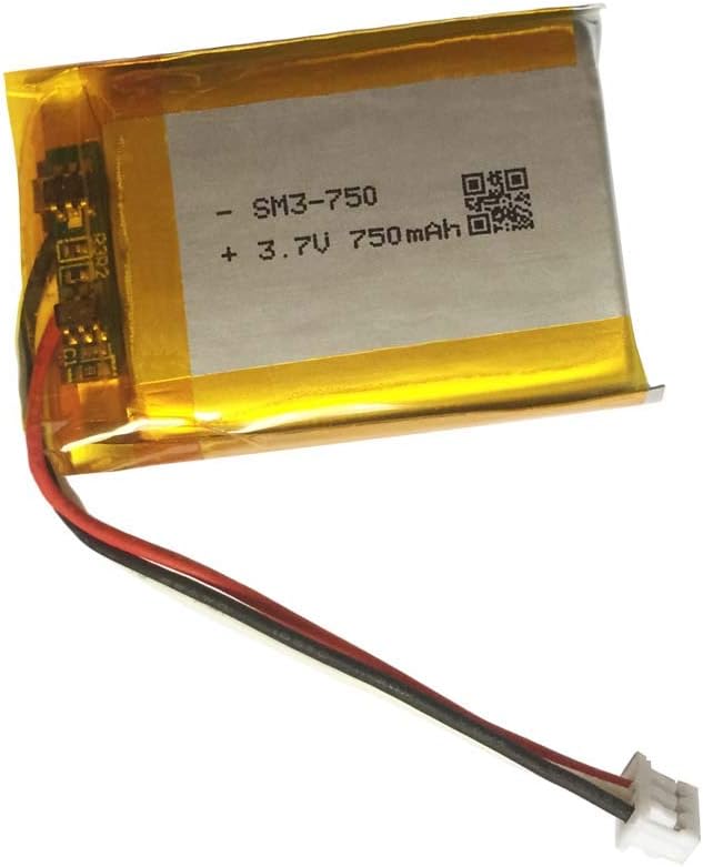 AOLIKES AOLIKES 750mAh 37v Rechargeable Lipo Battery Replacement for Sennheiser Momentum 3 Momentum 20 and Microsoft Surface Headphones 2 M3aebtxl AHB702535PCT01 Battery Replacement  - Image 1