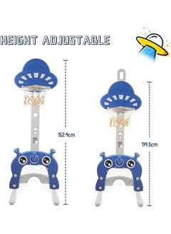 LENND Indoor adjustable basketball stand for children, home fitness, baby sports, shooting, soccer toys, shooting frame  - Image 3