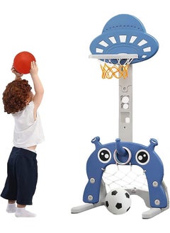 LENND Indoor adjustable basketball stand for children, home fitness, baby sports, shooting, soccer toys, shooting frame  - Image 1