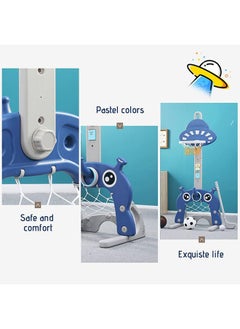 LENND Indoor adjustable basketball stand for children, home fitness, baby sports, shooting, soccer toys, shooting frame  - Image 5