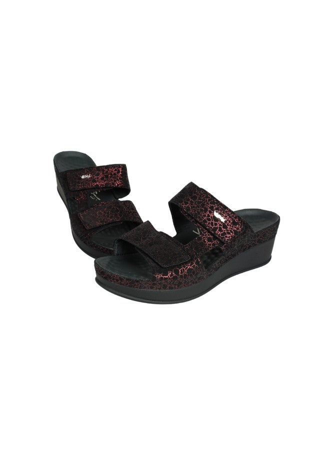 VITAL 148-1073 Vital Ladies Lara - Cavour Sandals 16029S Bordo  - Image 3