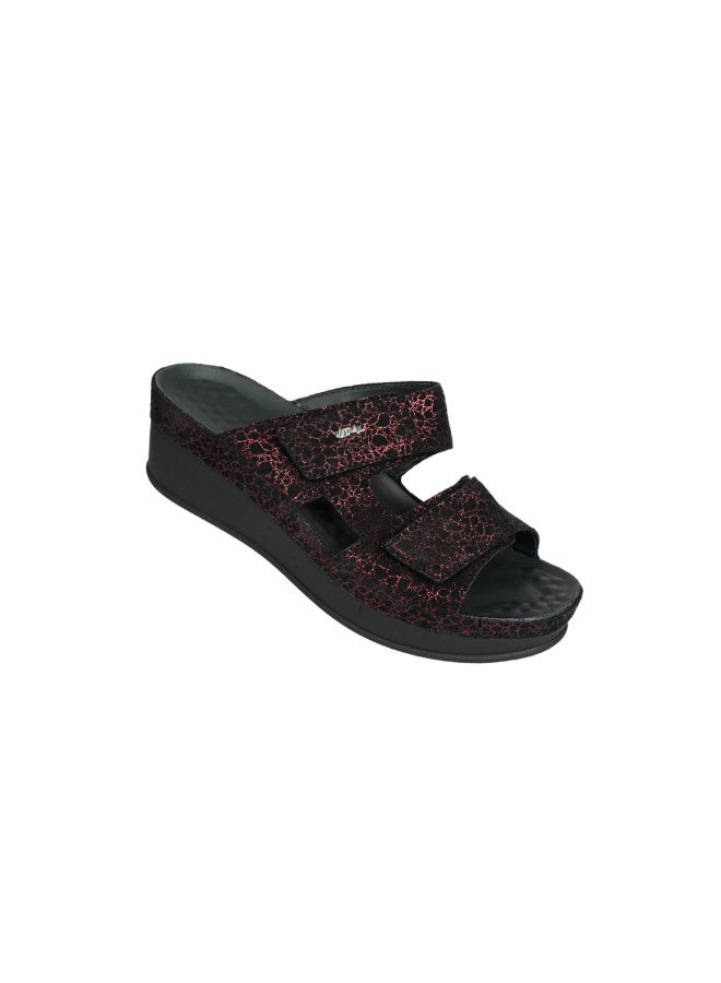 VITAL 148-1073 Vital Ladies Lara - Cavour Sandals 16029S Bordo  - Image 2
