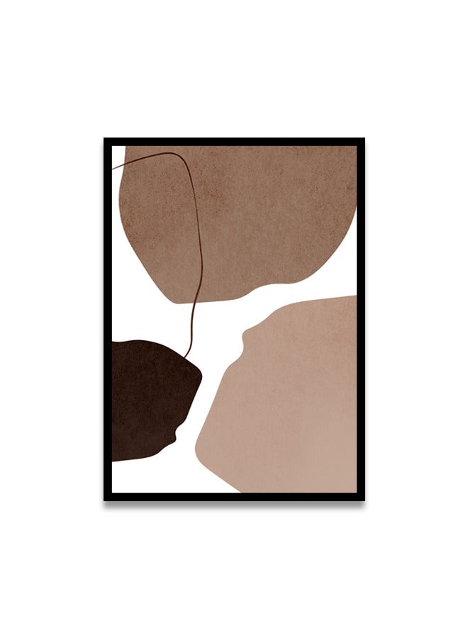 Marktna Canvas Wall Art For Wall Decoration Abstract Design With A Hollow Black Frame Size 120x80cm One Piece - Image 2