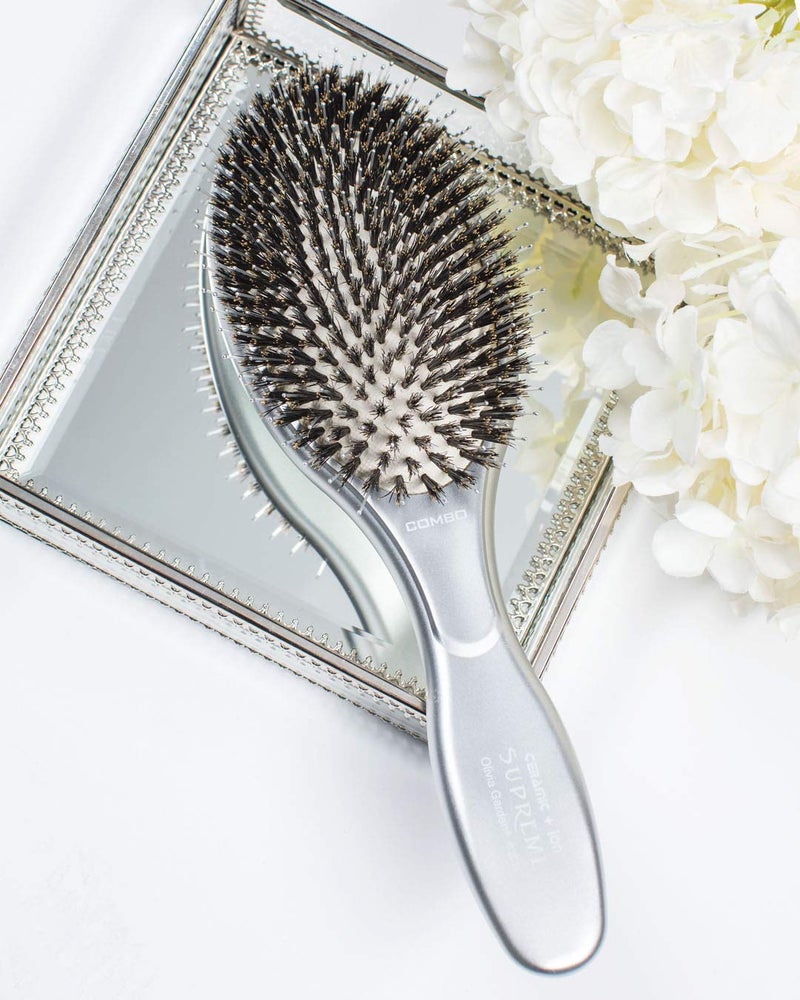 Olivia Garden Ceramic + Ion Supreme Paddle Hair Brush CISP-CO (Combo) - Image 5