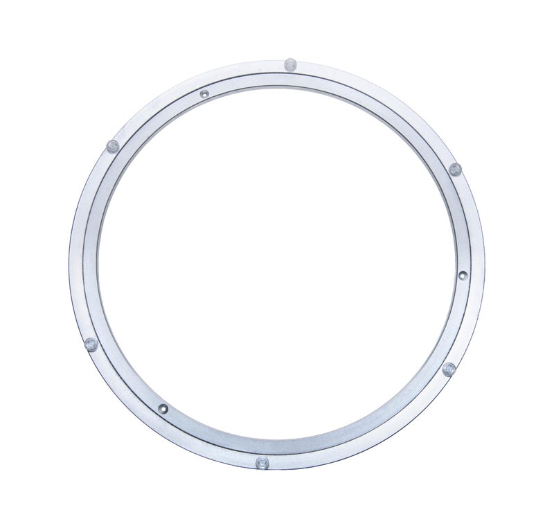 Dailydanny Aluminum Heavy Duty Lazy Susan Rotating Turntable Bearing Swivel Plate Hardware for Dining-Table (18 inch (12mm)) - Image 1
