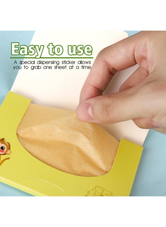 HNYYZL 300 Sheets Blotting Paper, HNYYZL Oil Absorbing Sheets for Oily Skin, Oil Control for Face, Makeup Blotting Paper, Natural Oil Absorbing Facial Blotting Sheets for Oily Skin Care (Pack of 3)  - Image 3