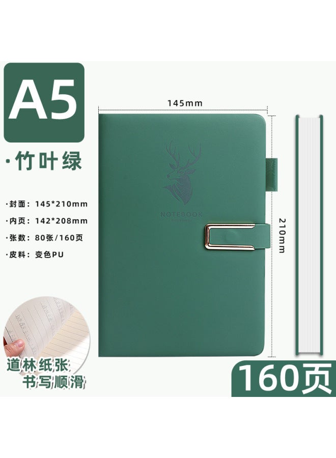 Amari A5 Notebook Business Office Work Meeting Recording Book Simple Buckle Thickened Notepad Printable Logo - Image 1